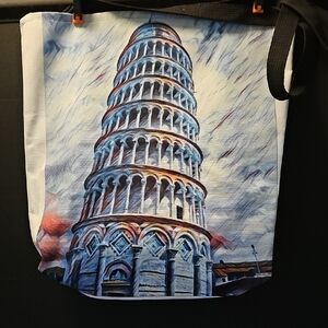 Leaning Tower of Pisa Tote Bag